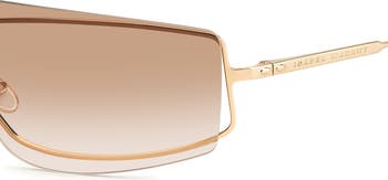 99mm Gradient Oversize Shield Sunglasses