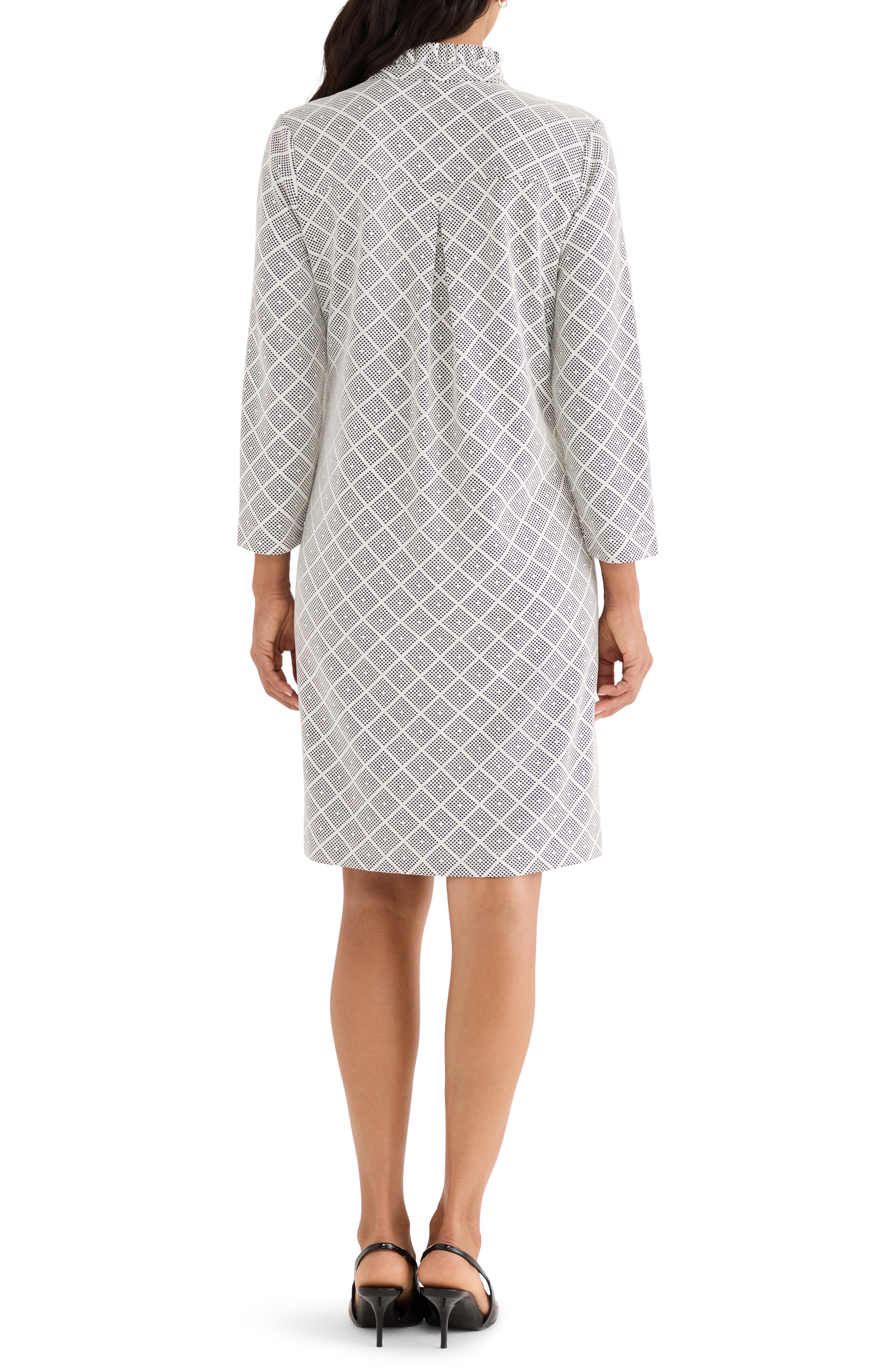 Diamond Etching Clementine Ruffle Shift Dress - image 2