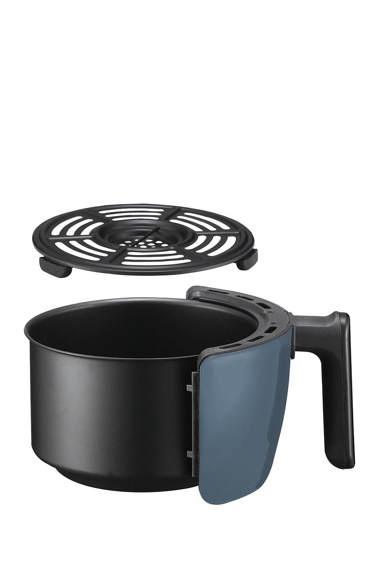 MAXI-MATIC Elite Gourmet 2.1qt Hot Air Fryer with Adjustable Timer and Temperature - Blue Grey, Alternate, color, 