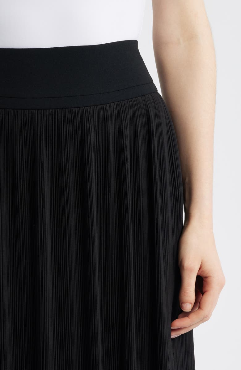 KOBI HALPERIN Ryle Micropleat Maxi Skirt, Alternate, color, Black