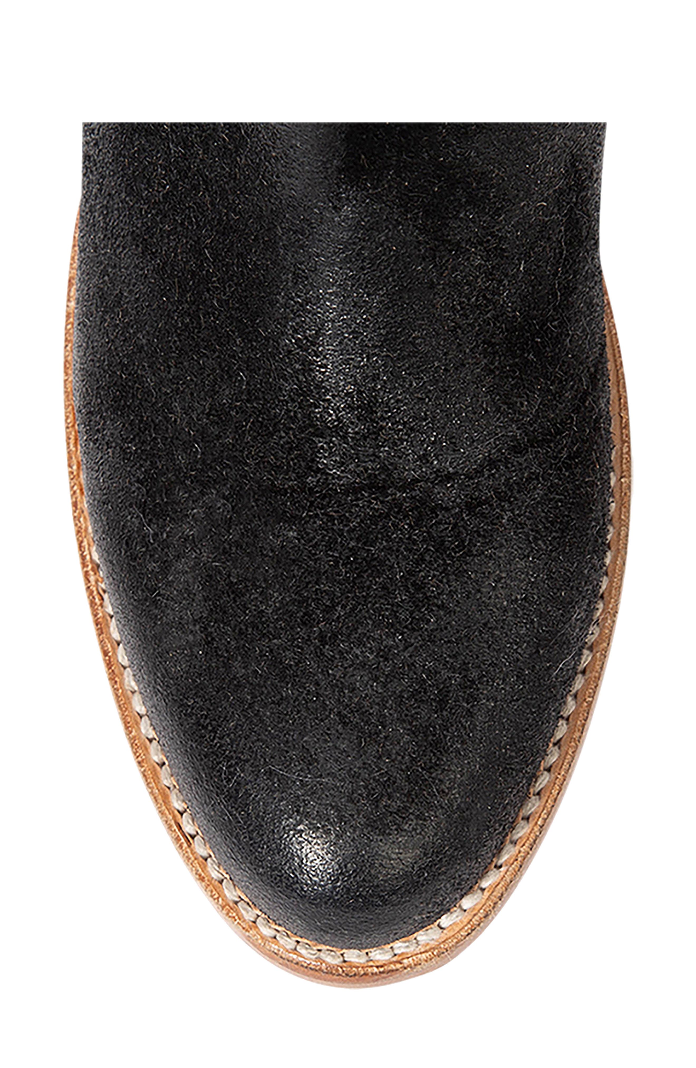 Hippy Bootie, Alternate, color, BLACK SUEDE