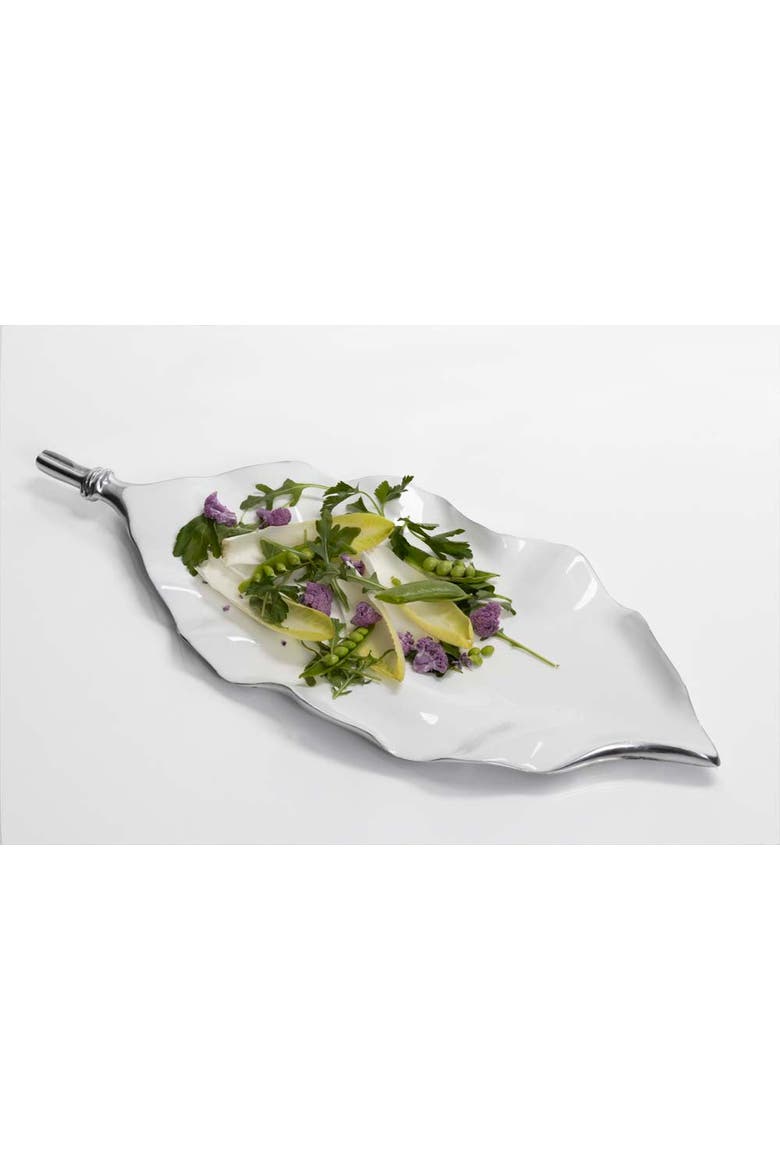 Verdura Platter, Alternate, color, White