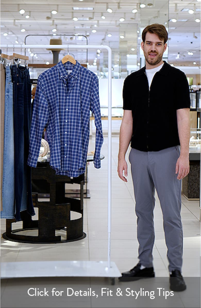 Plaid Performance Button-Down Shirt, sales video thumbnail