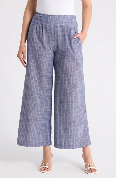 Print Wide Leg Pants