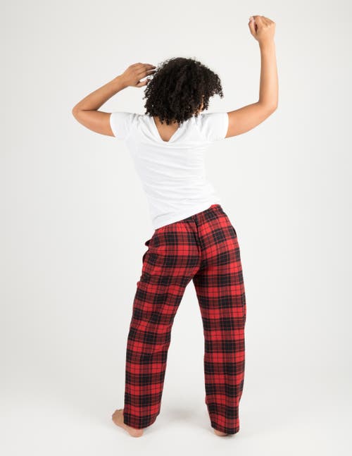 Leveret Cotton Flannel Holiday Pajama Pants In Multi
