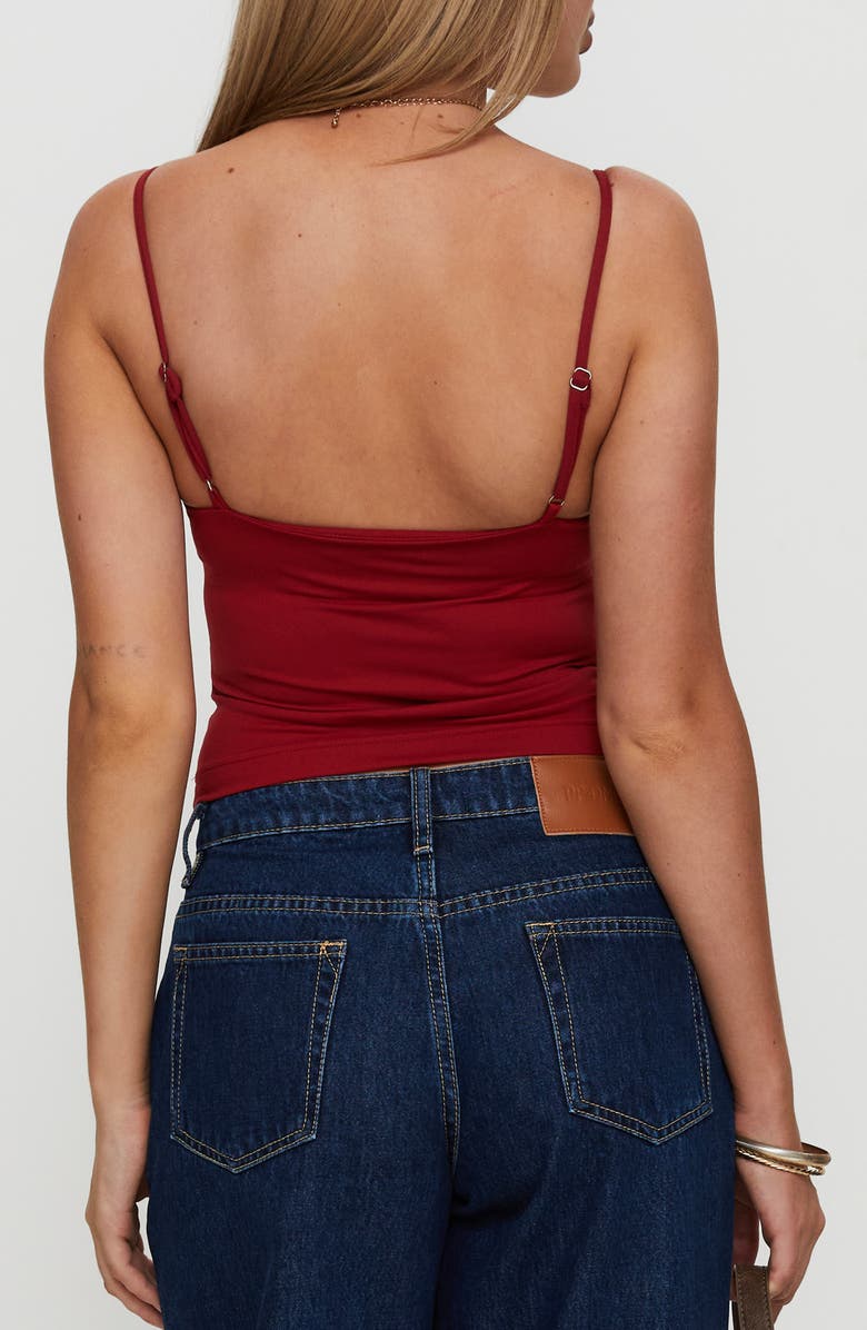 Princess Polly Evanda Camisole, Alternate, color, Burgundy
