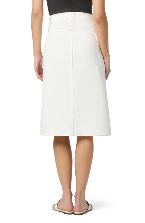 JOE'S JOE'S CARGO DENIM MIDI SKIRT