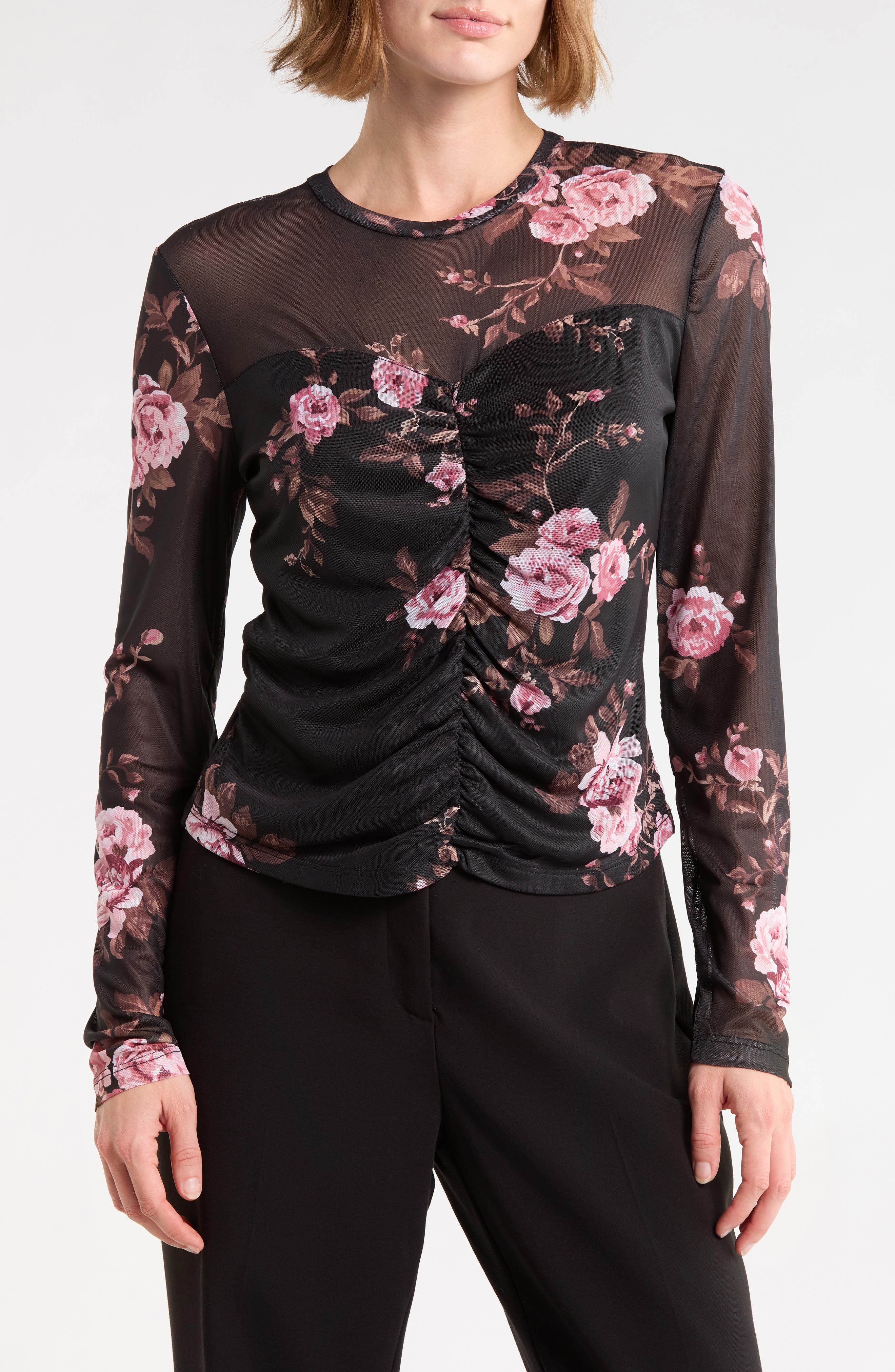 Sweetheart Mesh Top