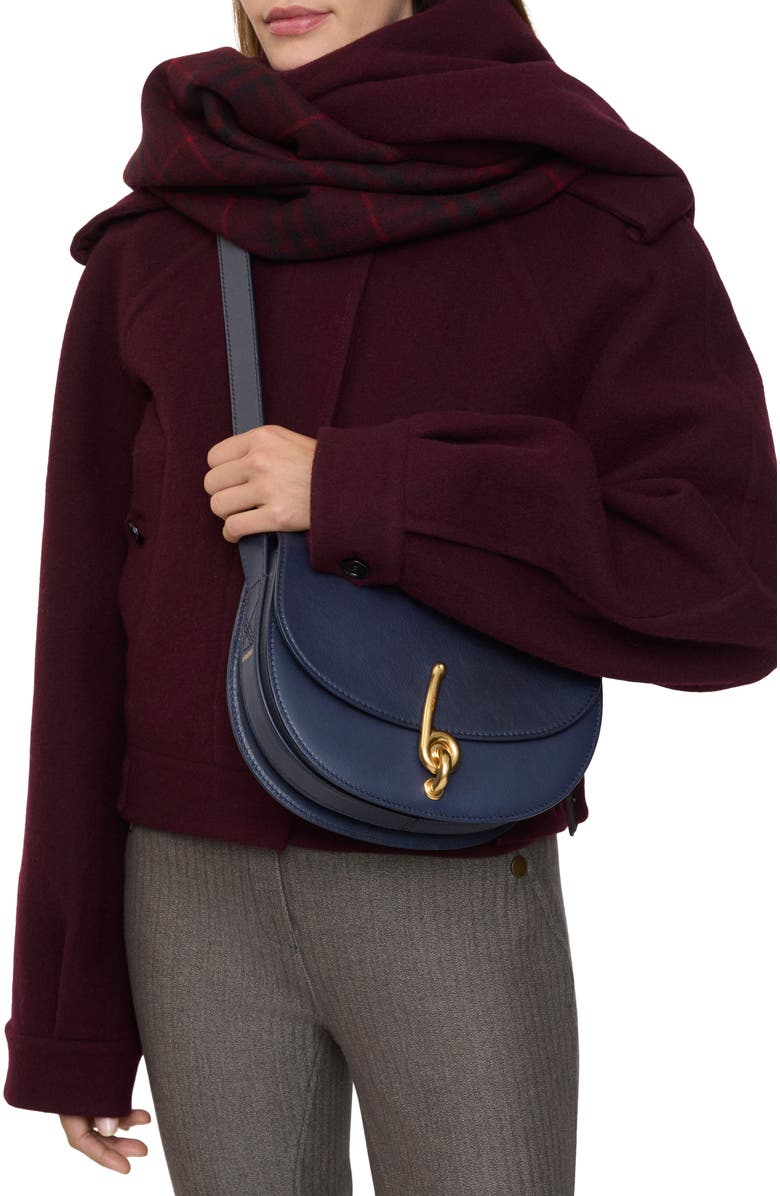 Burberry Small Bridle Bag, Alternate, color, Midnight Blue