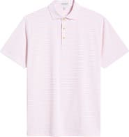 Peter Millar Winston Stripe Performance Piqué Polo