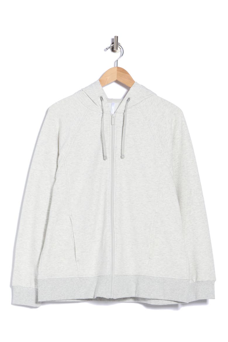 Off Script 2.0 Full Zip Hoodie, Alternate, color, HEATHER LIGHT GREY