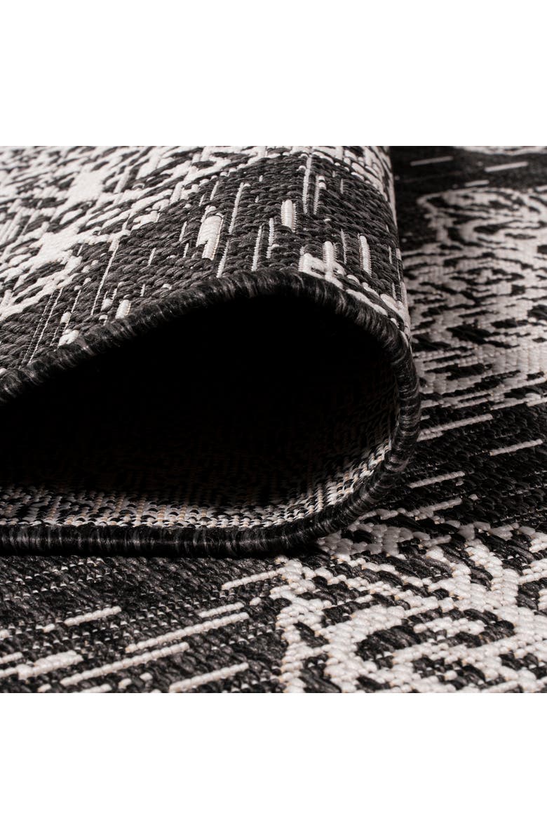 JONATHAN Y Galon Filigree Indoor/Outdoor Area Rug, Alternate, color, Black/Ivory