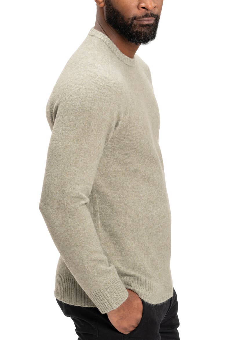 Raglan Crewneck Sweater, Alternate, color, ARTICHOKE