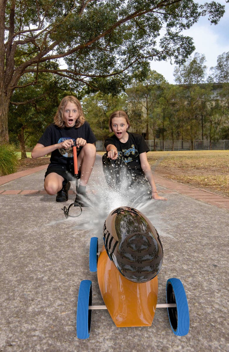 Heebie Jeebies Liquifly Water Car, Alternate, color, Black / Multicolor