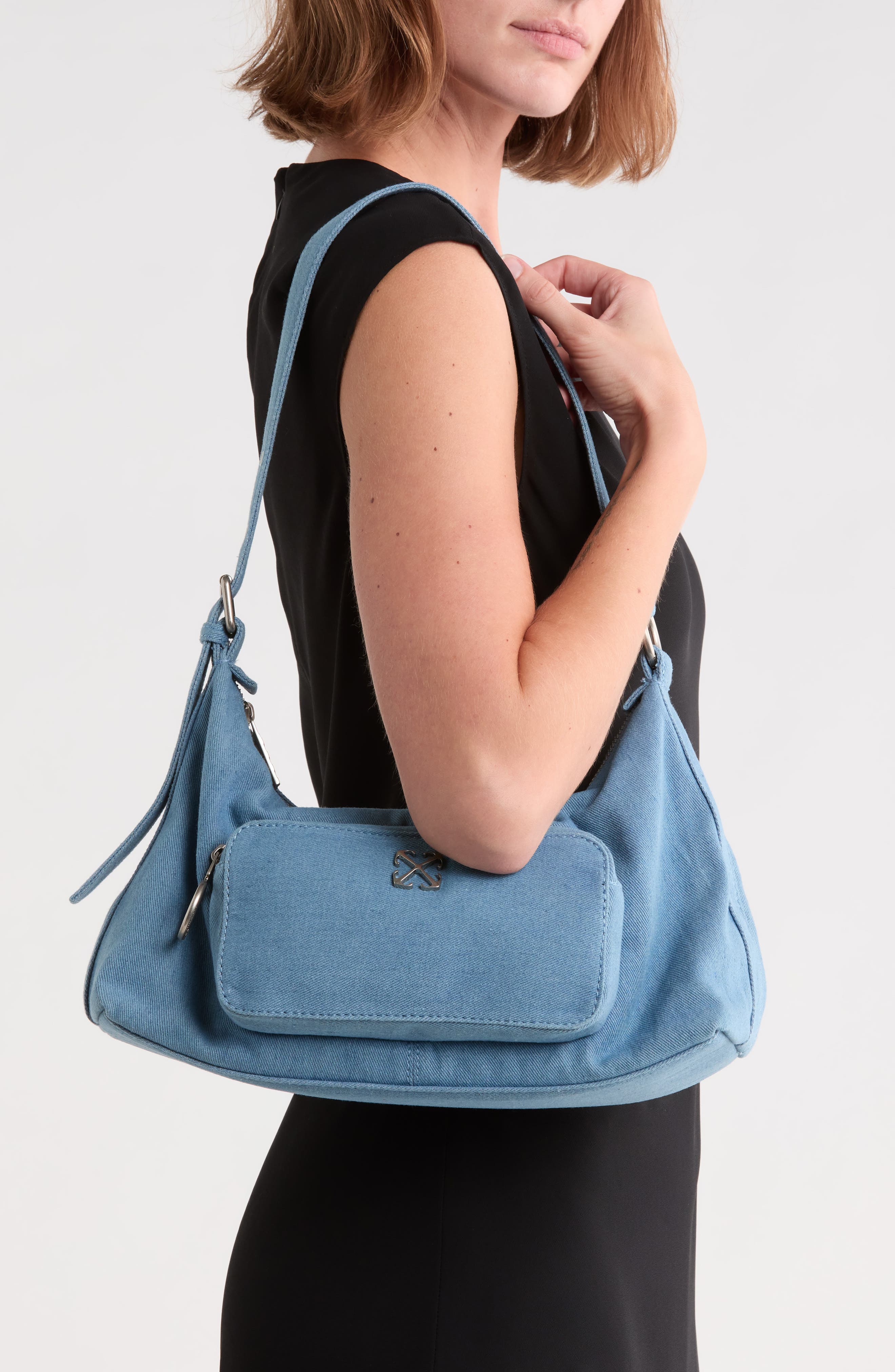 Dumbo Hobo Bag, Alternate, color, LIGHT BLUE