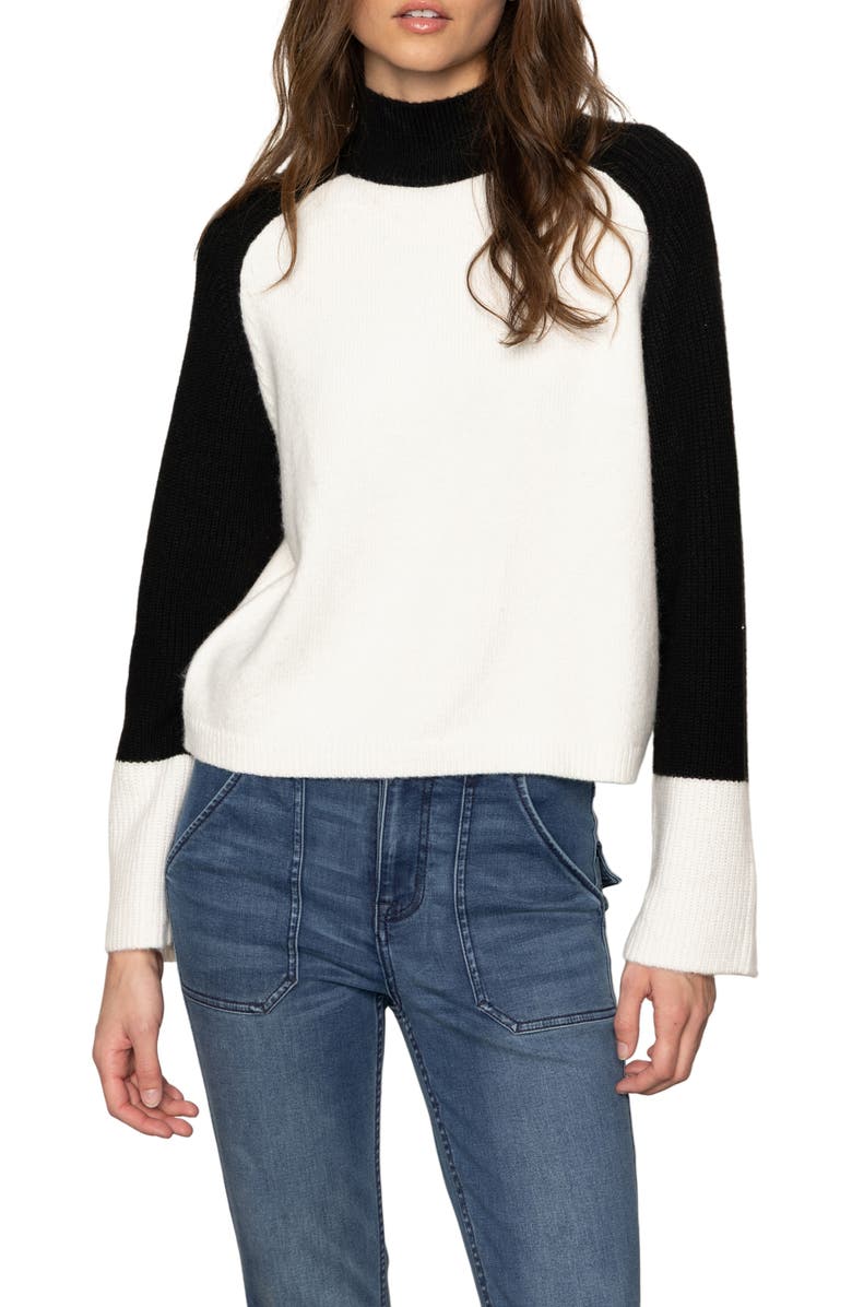 Sanctuary Downtown Colorblock Sweater, Main, color,
