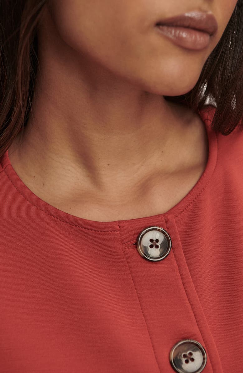 Varley Josie Button Through Tank, Alternate, color, Bossa Nova
