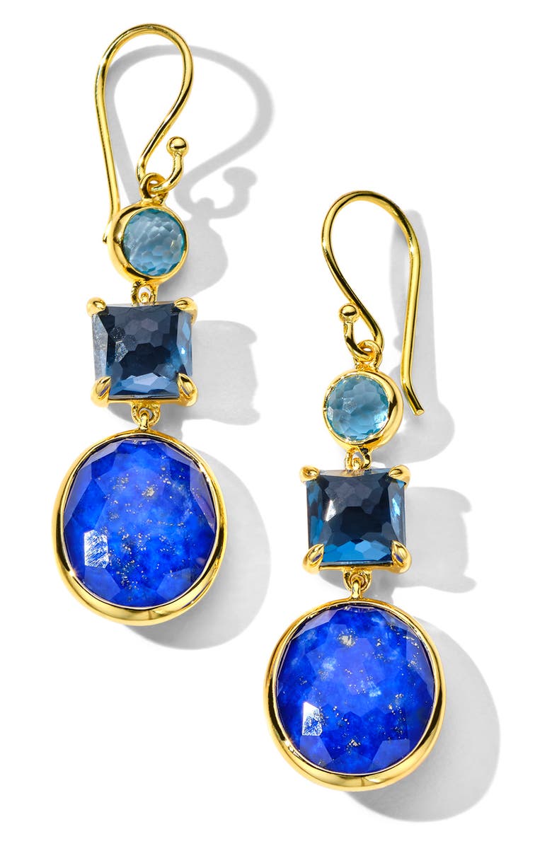 Ippolita Rock Candy Stone Drop Earrings, Main, color, Gold
