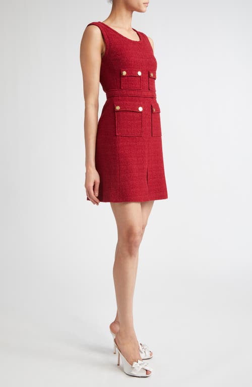 Giambattista Valli Bouclé Button-detailed Dress