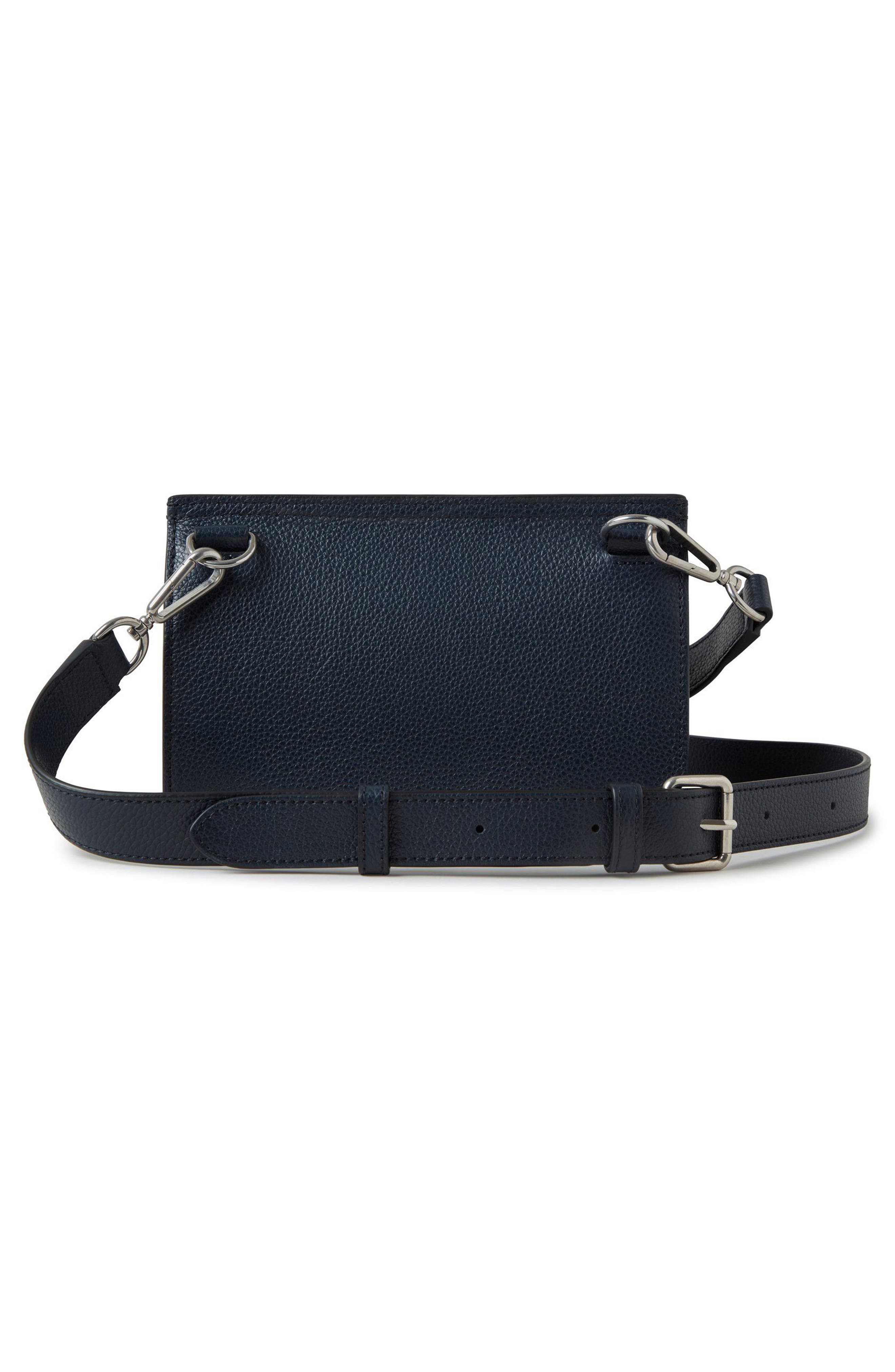 Mulberry East/West Antony Leather Crossbody Bag, Alternate, color, Night Sky