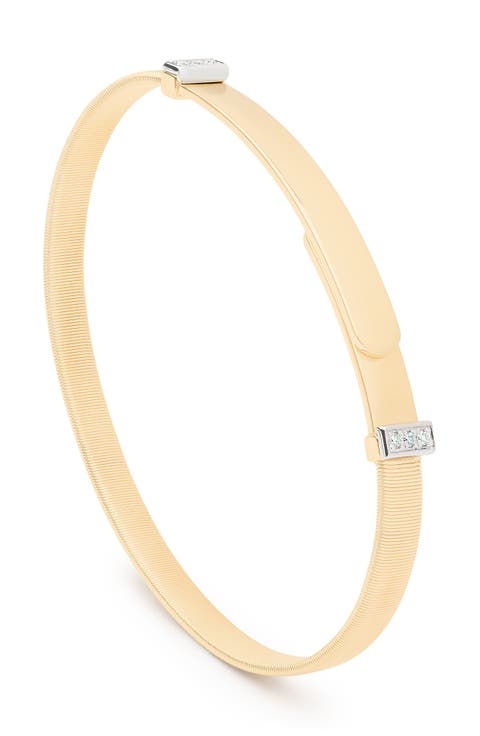Masai Pavé Diamond Thin Bangle