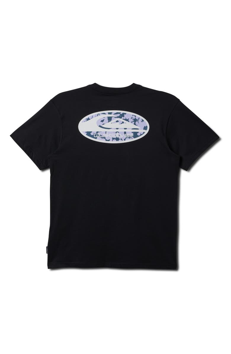 Quiksilver Logo Graphic T-Shirt, Alternate, color, Black