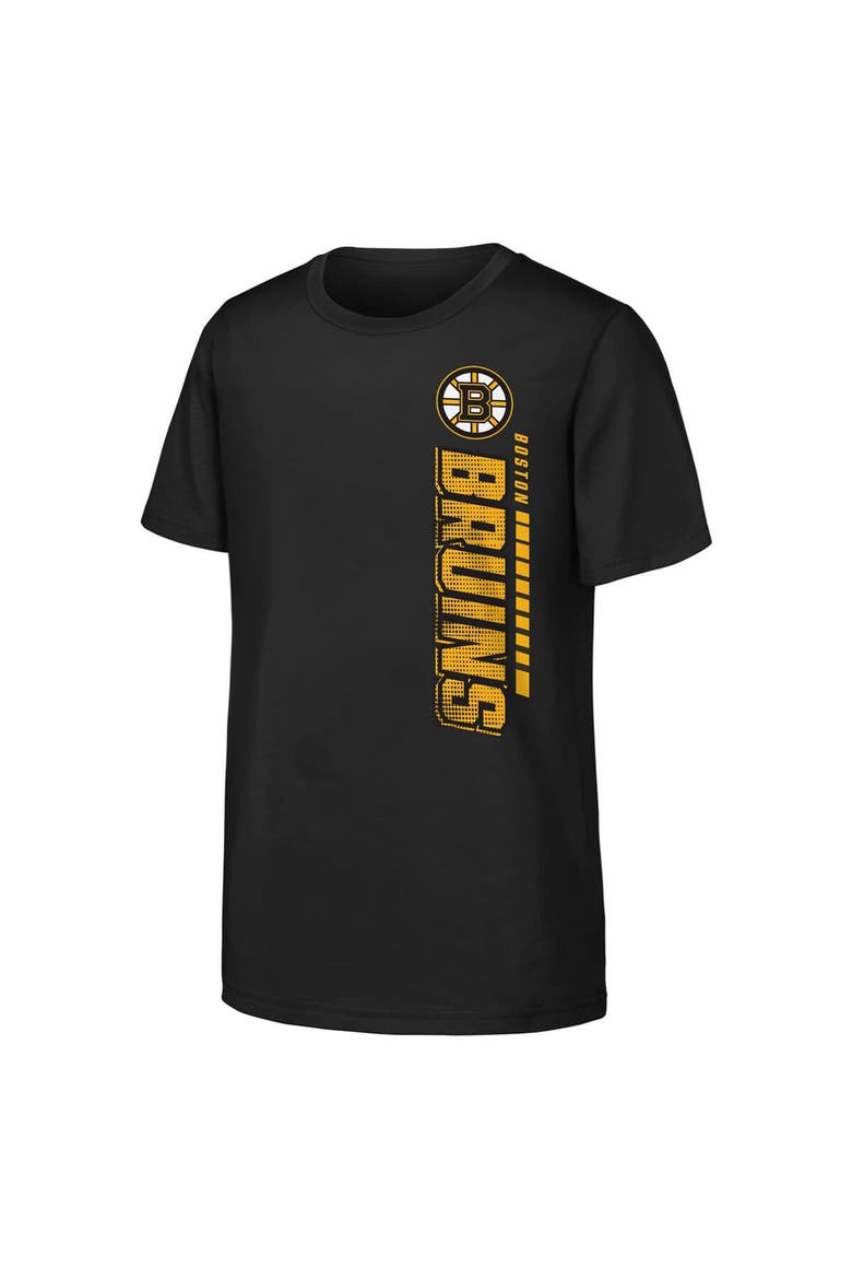 Youth  Black Boston Bruins Atmosphere T-Shirt, Alternate, color, Black