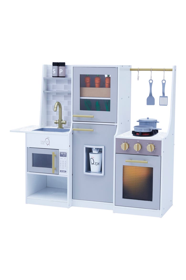 Little Chef Lyon Kitchen & Hydroponic Garden Playset, Main, color, GREY