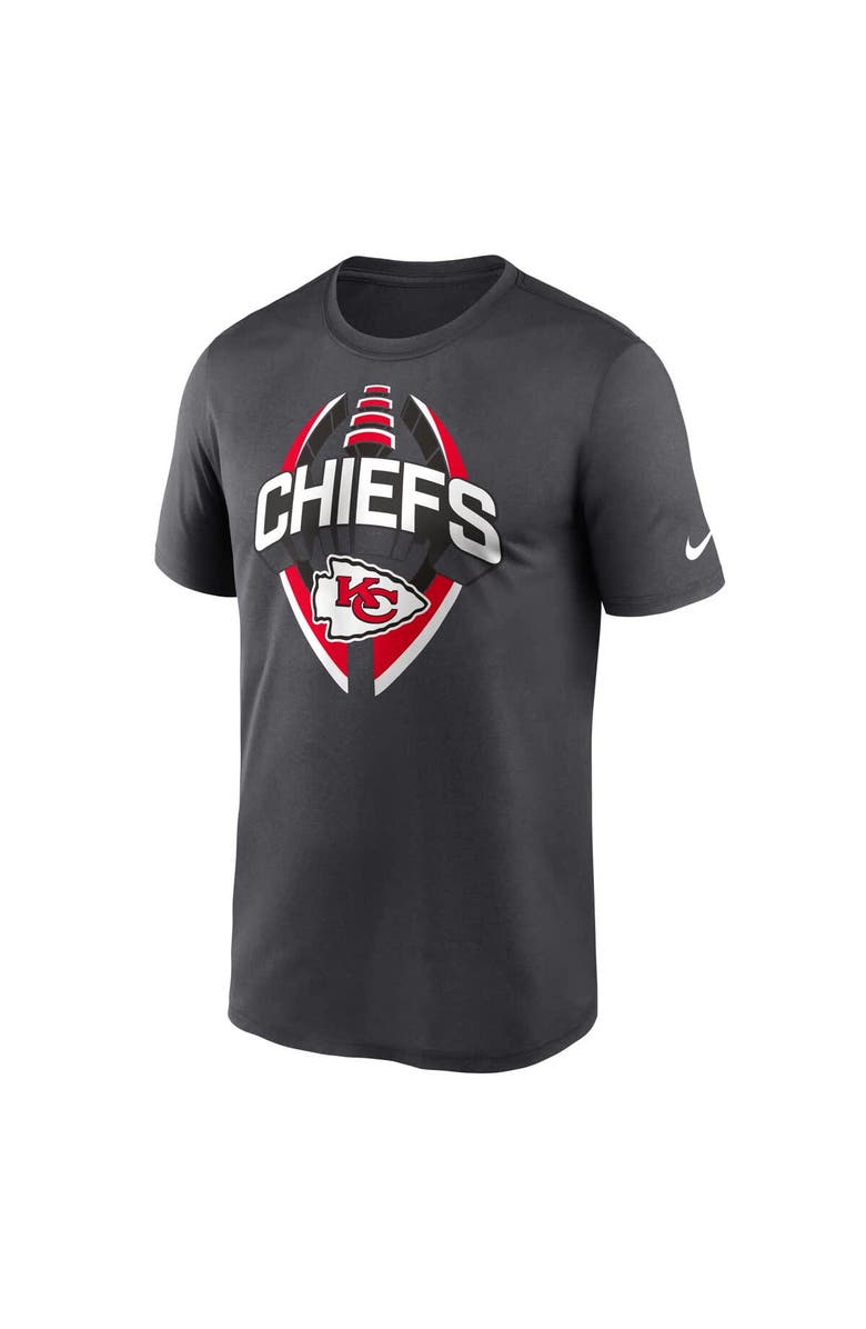 Nike Men's Nike Gray Kansas City Chiefs Legend Icon Performance T-Shirt, Alternate, color, 