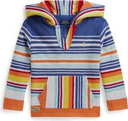 Polo Ralph Lauren Kids' Stripe Cotton French Terry Hoodie
