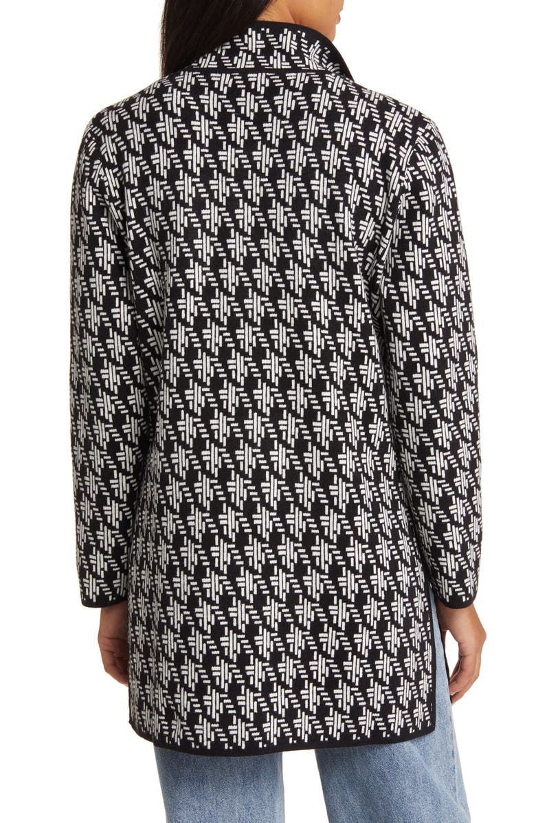 Hatley Broken Houndstooth Sweater Blazer, Alternate, color, 