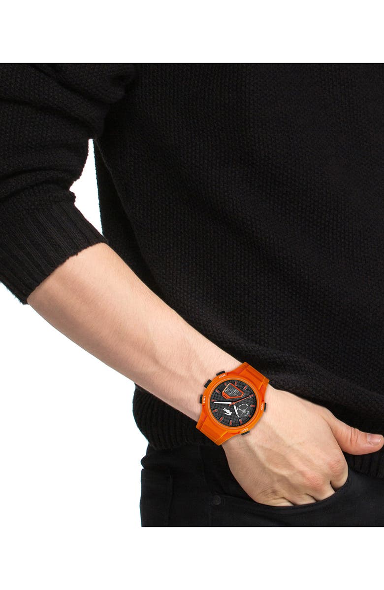 Lacoste LC33 Silicone Strap Watch, 45mm, Alternate, color, 