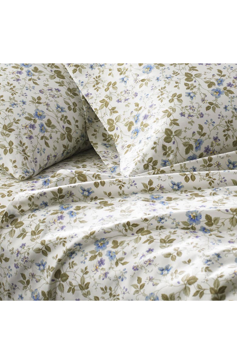Laura Ashley Spring Bloom Cotton Sheet Set, Alternate, color,