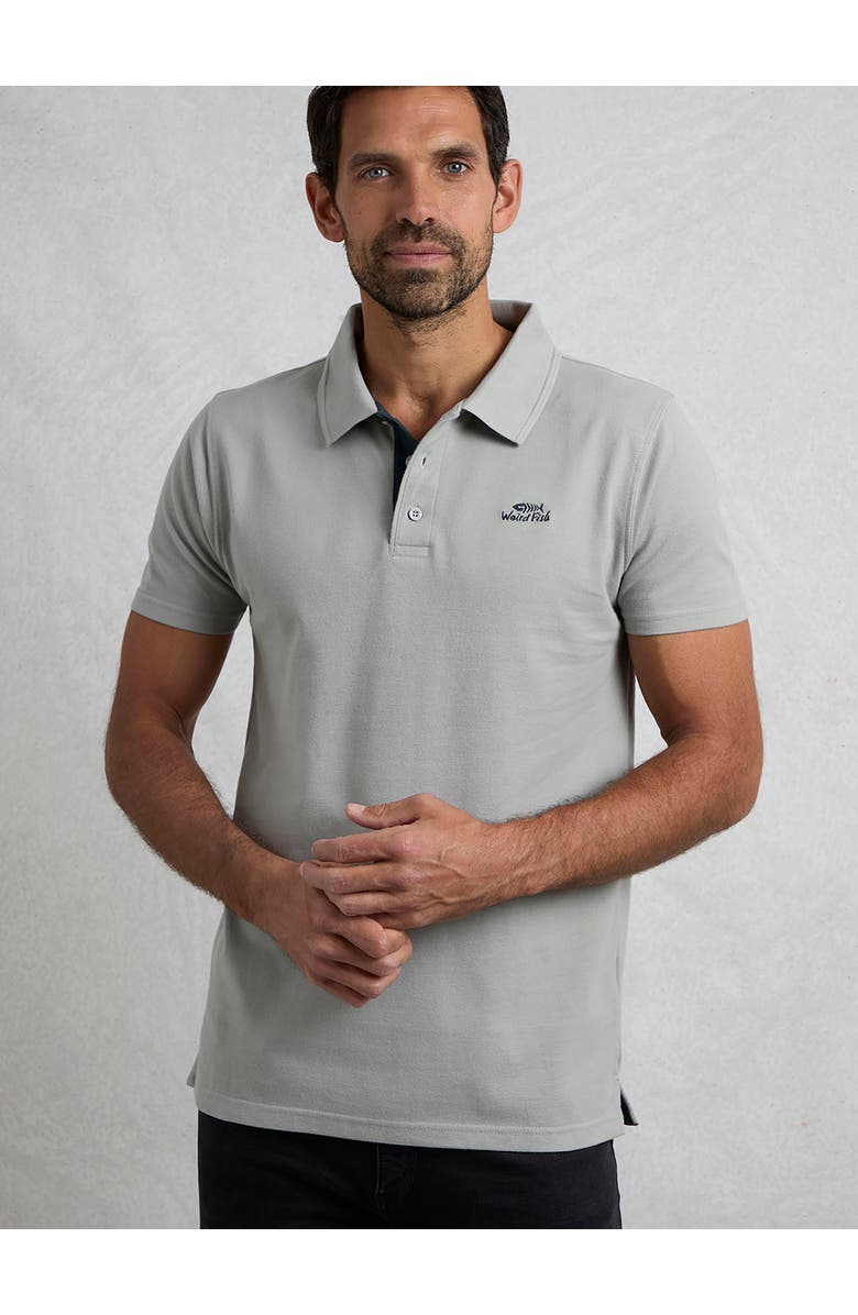 Weird Fish Miles Pique Polo, Main, color, Limestone