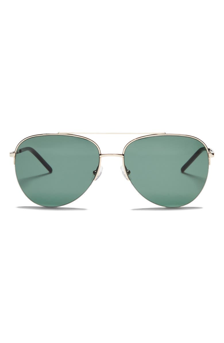 PAIGE Charlie 58mm Aviator Sunglasses, Main, color, 