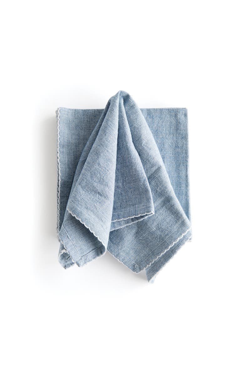 Brea Napkins Set of 4, Main, color, Blue