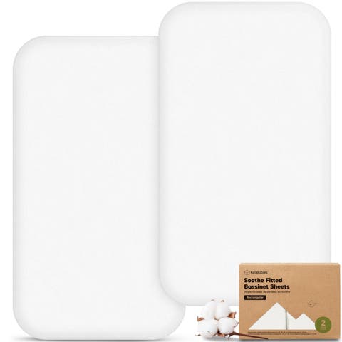 2-Pack Soothe Fitted Bassinet Sheets (Dreamer)