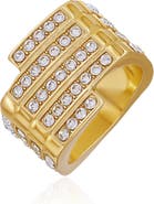 Vince Camuto Crystal Band Ring