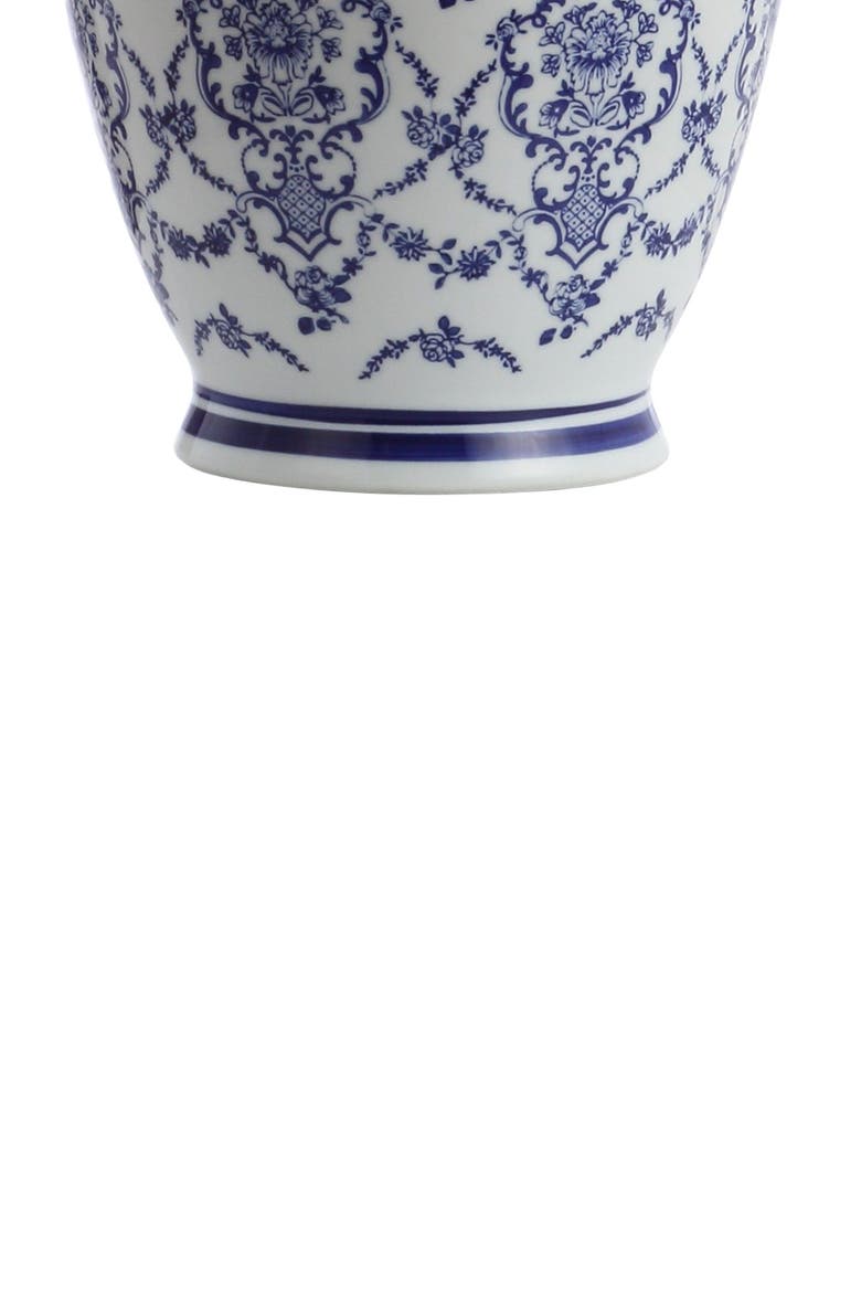 Juliana 26.25" Chinoiserie Ceramic LED Table Lamp, Blue/White, Alternate, color, Blue/White