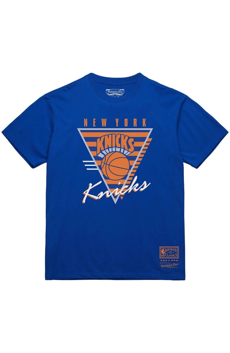 Mitchell & Ness Men's Mitchell & Ness  Blue New York Knicks Big & Tall Hardwood Classics Final Seconds T-Shirt, Alternate, color, Blue