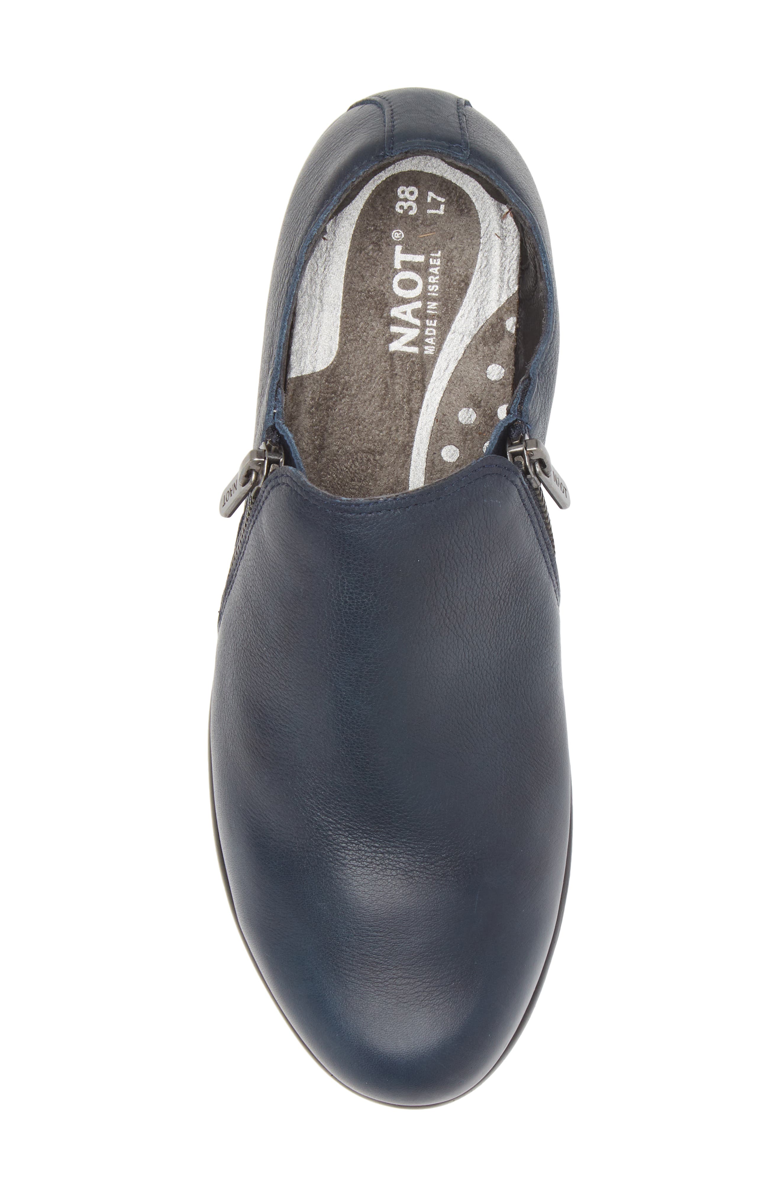 Autan Zip Loafer, Alternate, color, SOFT INK LEATHER