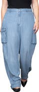 Standards & Practices High Waist Chambray Cargo Pants
