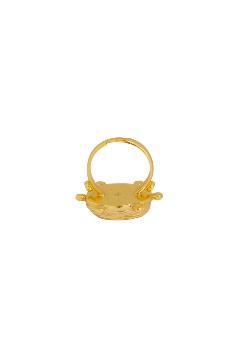 Zand Turquoise Cocktail Ring, Alternate, color, Gold