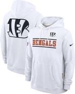 Nike Men's Nike White Cincinnati Bengals Standard Issue Replay Officials Alternate Dri-FIT Hoodie