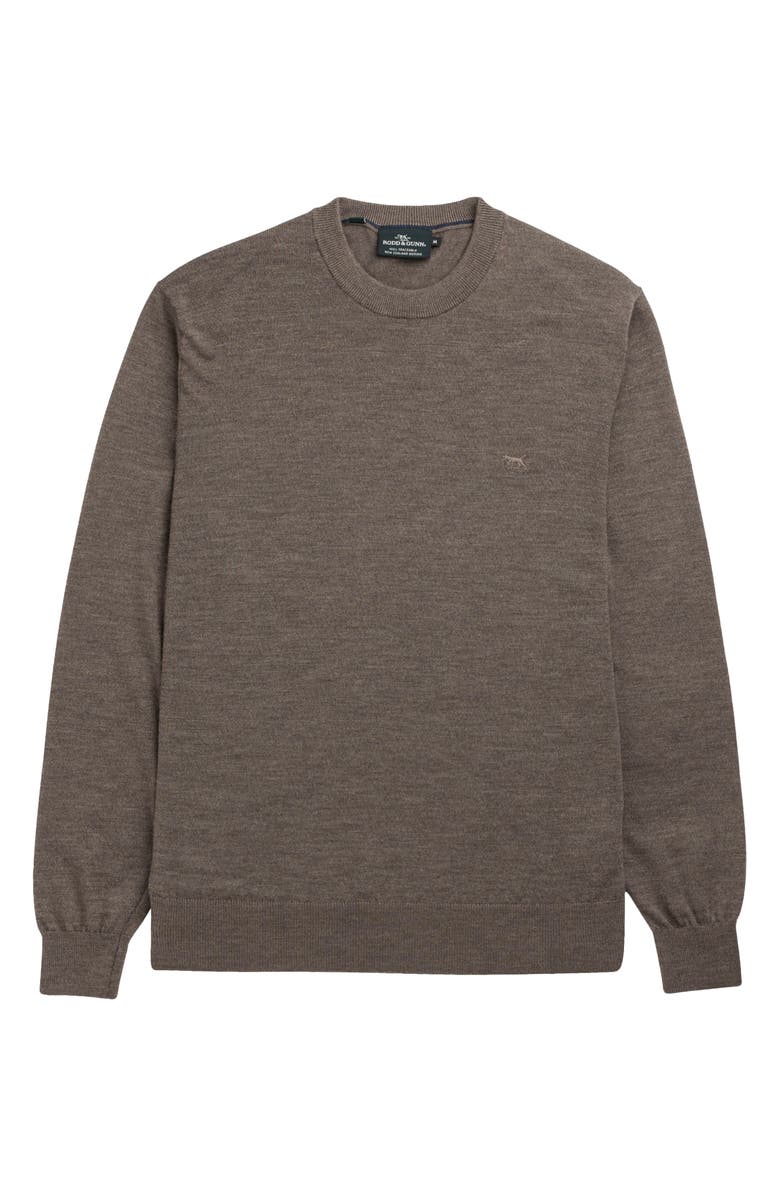 Rodd & Gunn York Bay Merino Wool Sweater, Alternate, color, Sable