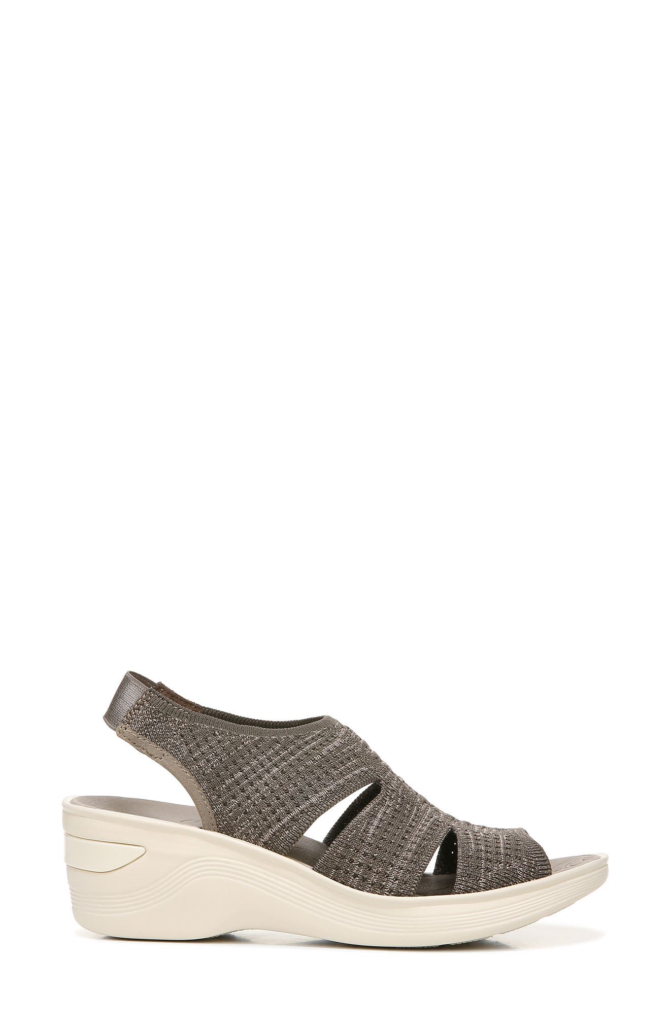 BZees Double Up Wedge Slingback Sandal, Alternate, color, 