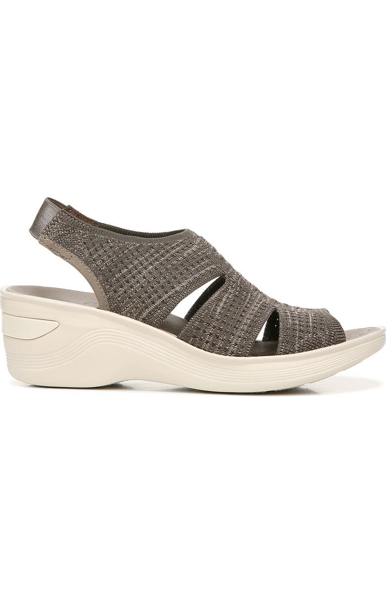 BZees Double Up Wedge Slingback Sandal, Alternate, color,