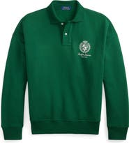 Polo Ralph Lauren Relaxed Fit Fleece Graphic Polo Sweatshirt