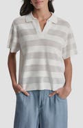DKNY Sheer Stripe Polo
