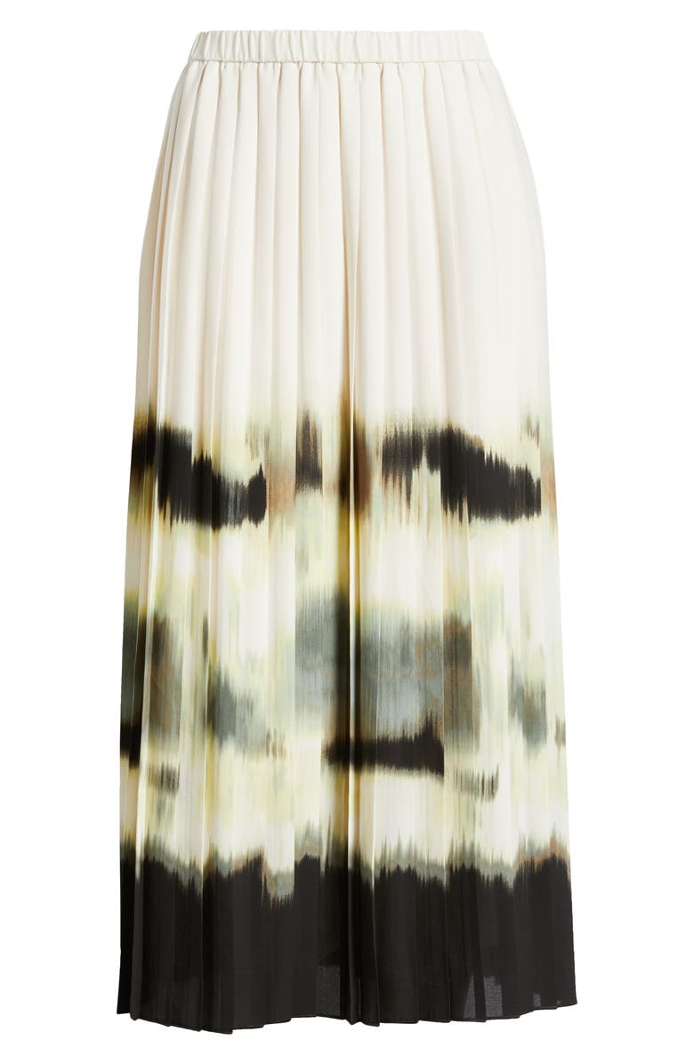 Anne Klein Placed Tie-Dye Print Skirt, Alternate, color, 